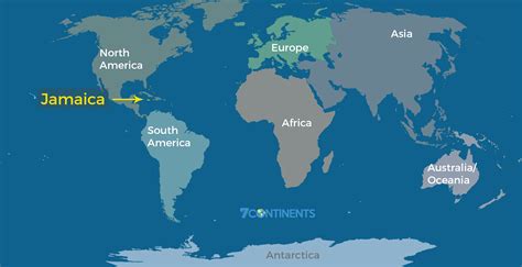 Jamaica In The World Map